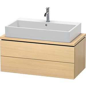 Duravit L-Cube vanity unit LC580807171 92 x 47.7 cm, Mediterranean oak, for console, 2 drawers