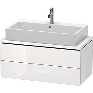 Duravit L-Cube vanity unit LC580808585 92 x 47.7 cm, white high gloss, for console, 2 drawers