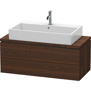 Duravit L-Cube vanity unit LC580906969 102 x 47.7 cm, brushed walnut, for console, 2 drawers
