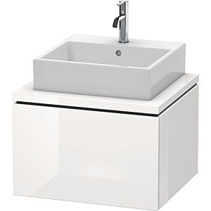 L-Cube Duravit vasque LC581002222 62 x 54,7 cm, blanc brillant, pour console, 1 coulissant