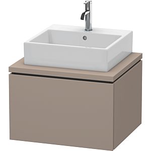 L-Cube Duravit vasque LC581004343 62 x 54,7 cm, basalte mat, pour console, 1 coulissant