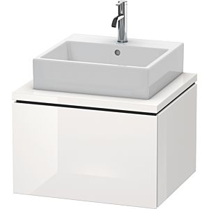 Duravit L-Cube vanity unit LC581008585 62 x 54.7 cm, white high gloss, for console, 1 pull-out
