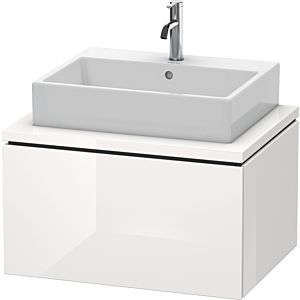 Duravit L-Cube vanity unit LC581102222 72 x 54.7 cm, white high gloss, for console, 1 pull-out