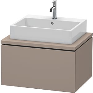 L-Cube Duravit vasque LC581104343 72 x 54,7 cm, basalte mat, pour console, 1 coulissant