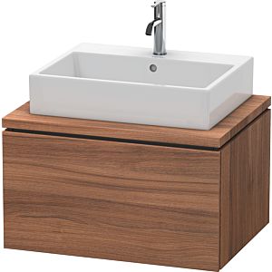 Duravit L-Cube Waschtisch-Unterschrank LC581107979 72 x 54,7 cm, nussbaum natur, für Konsole, 1Auszug