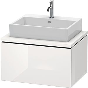 Duravit L-Cube vanity unit LC581108585 72 x 54.7 cm, white high gloss, for console, 1 pull-out