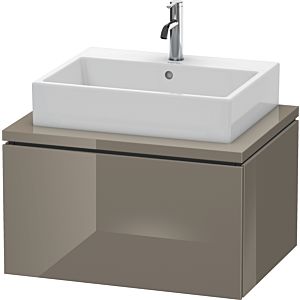 Duravit L-Cube Waschtisch-Unterschrank LC581108989 72 x 54,7 cm, flannel grey hochglanz, für Konsole, 1Auszug