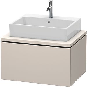 Duravit L-Cube Waschtisch-Unterschrank LC581109191 72 x 54,7 cm, taupe matt, für Konsole, 1Auszug