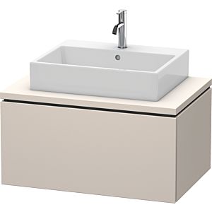 Duravit L-Cube vanity unit LC581209191 82 x 54.7 cm, matt taupe, for console, 1 pull-out