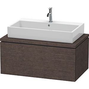 L-Cube Duravit vasque LC581307272 92 x 54,7 cm, chêne foncé brossé, pour console, 1 coulissant