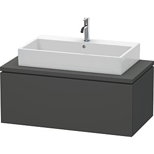 Duravit L-Cube Waschtisch-Unterschrank LC581404949 102 x 54,7 cm, graphit matt, für Konsole, 1Auszug