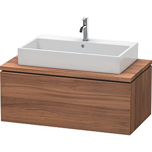 L-Cube Duravit vasque LC581407979 102 x 54,7 cm, noyer naturel, pour console, 1 coulissant
