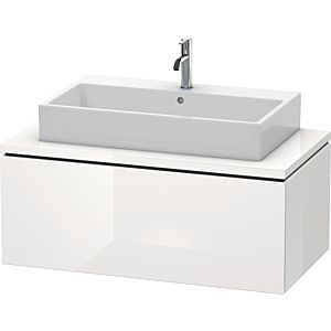 Duravit L-Cube vanity unit LC581408585 102 x 54.7 cm, white high gloss, for console, 1 pull-out