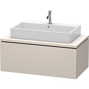 Duravit L-Cube vanity unit LC581409191 102 x 54.7 cm, matt taupe, for console, 1 pull-out