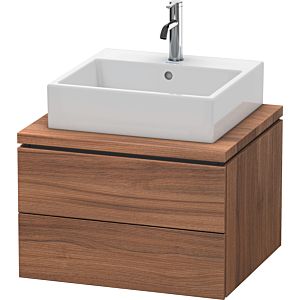 Duravit L-Cube vanity unit LC581507979 62 x 54.7 cm, natural walnut, for console, 2 drawers
