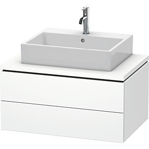 Duravit L-Cube vanity unit LC581701818 82 x 54.7 cm, matt white, for console, 2 drawers