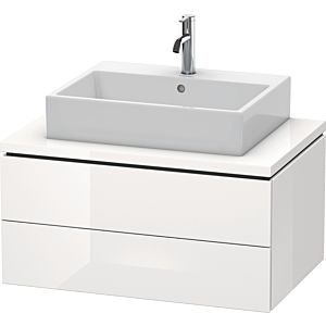 Duravit L-Cube vanity unit LC581702222 82 x 54.7 cm, white high gloss, for console, 2 drawers