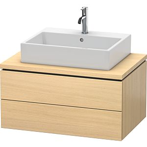 Duravit L-Cube vanity unit LC581707171 82 x 54.7 cm, Mediterranean oak, for console, 2 drawers