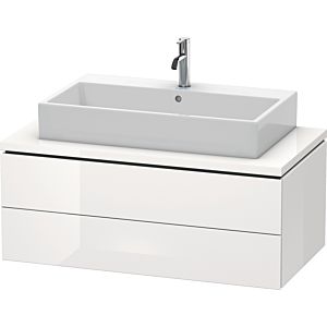 Duravit L-Cube vanity unit LC581908585 102 x 54.7 cm, white high gloss, for console, 2 drawers