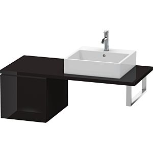 Duravit L-Cube base cabinet LC583104040 42 x 54.7 cm, black high gloss, for console, 2000 pull-out