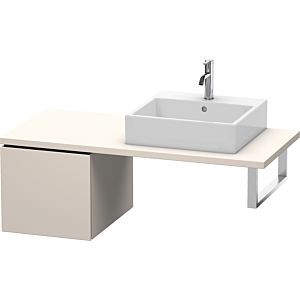 Duravit L-Cube meuble bas LC583109191 42 x 54,7 cm, taupe mat, pour console, coulissant 2000