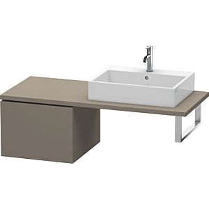 Duravit L-Cube meuble bas LC583209090 52 x 54,7 cm, flanelle gris soie mat, pour console, coulissant 2000