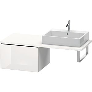 Duravit L-Cube meuble bas LC583308585 62 x 54,7 cm, blanc brillant, pour console, 2000 coulissant