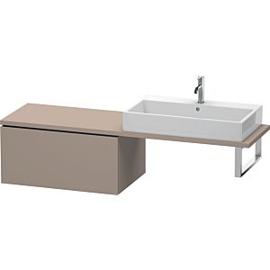 Duravit L-Cube meuble bas LC583404343 82 x 54,7 cm, basalte mat, pour console, 2000 coulissant