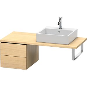 Duravit L-Cube base cabinet LC583607171 42 x 54.7 cm, Mediterranean oak, for console, 2 drawers