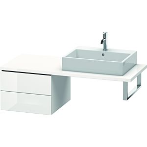 Duravit L-Cube base cabinet LC583702222 52 x 54.7 cm, white high gloss, for console, 2 drawers
