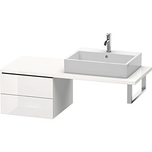 Duravit L-Cube base cabinet LC583708585 52 x 54.7 cm, white high gloss, for console, 2 drawers