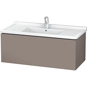 Duravit L-Cube vanity unit LC616604343 102 x 46.9 cm, basalt matt, 2000 pull-out, wall-hung