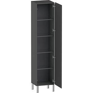 Duravit L-Cube Hochschrank LC1180R4949 40x36,3x176cm, Tür rechts, graphit matt