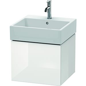 Duravit L-Cube vanity unit LC617402222 48.4 x 45.9 cm, white high gloss, 2000 pull-out, wall-hung