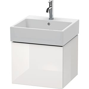 Duravit L-Cube Waschtisch-Unterschrank LC617408585 48,4 x 45,9 cm, weiß hochglanz, 1 Auszug, wandhängend