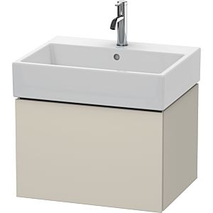 Duravit L-Cube Waschtisch-Unterschrank LC617509191 58,4x 45,9 cm, taupe matt, 1 Auszug, wandhängend