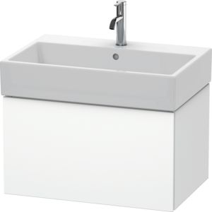 Duravit L-Cube Waschtisch-Unterschrank LC617601818 68,4 x 45,9 cm, weiß matt, 1 Auszug, wandhängend