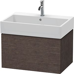 Duravit L-Cube vanity unit LC617607272 68.4 x 45.9 cm, dark brushed 2000 , match2 pull-out, wall-hung