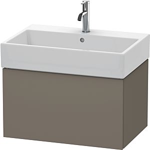 Duravit L-Cube Waschtisch-Unterschrank LC617609090 68,4 x 45,9 cm, flannel grey seidenmatt, 1 Auszug, wandhängend