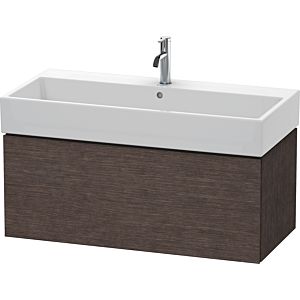 L-Cube Duravit vasque LC617807272 98,4x 45,9 cm, 2000 foncé brossé, coulissant match2, suspendu