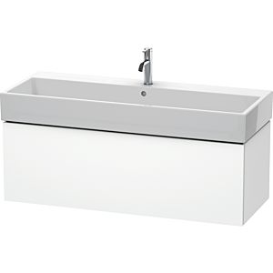 Duravit L-Cube vanity unit LC617901818 118.4x 45.9 cm, matt white, 2000 pull-out, wall-hung