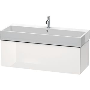 L-Cube Duravit vasque LC617902222 118,4x 45,9 cm, blanc brillant, 2000 coulissant, suspendu