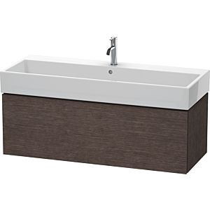 L-Cube Duravit vasque LC617907272 118,4x 45,9 cm, 2000 foncé brossé, coulissant match2, suspendu