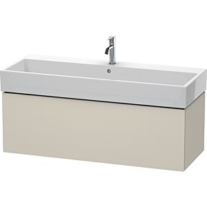 L-Cube Duravit vasque LC617909191 118,4x 45,9 cm, taupe mat, 2000 , suspendu