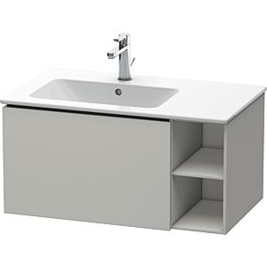 Duravit L-Cube Waschtisch-Unterschrank LC619100707 82x48,1x40cm, 1 Auszug, Becken links, betongrau matt