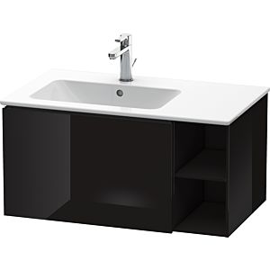 Duravit L-Cube vanity unit LC619104040 82x48.1x40cm, 1 drawer, basin left, black high gloss