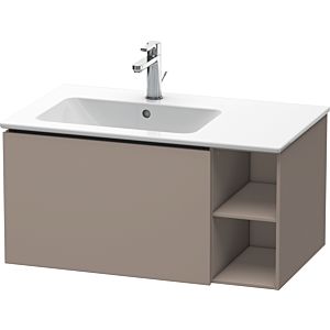 Duravit L-Cube Waschtisch-Unterschrank LC619104343 82x48,1x40cm, 1 Auszug, Becken links, basalt matt