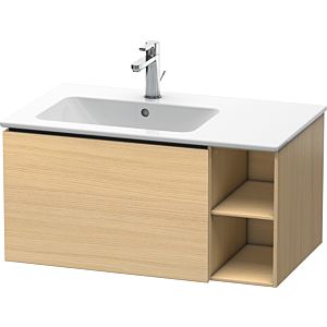 Duravit L-Cube meuble sous-vasque LC619107171 82x48,1x40cm, 1 tiroir, vasque à gauche, chêne méditerranéen