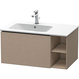 Duravit L-Cube Waschtisch-Unterschrank LC619107575 82x48,1x40cm, 1 Auszug, Becken links, leinen