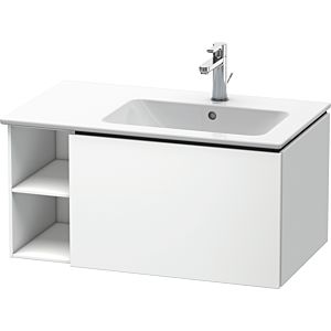 Duravit L-Cube Waschtisch-Unterschrank LC619201818 82x48,1x40cm, 1 Auszug, Becken rechts, weiß matt